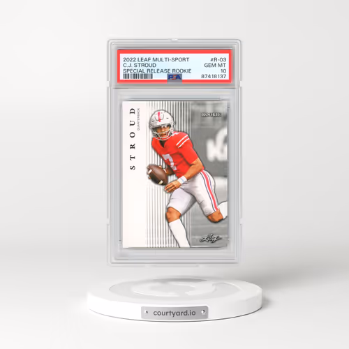 2022 Leaf Multi-Sport Special Release Rookie #R-03 C.J. Stroud (PSA 10 GEM MINT)