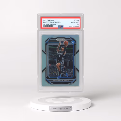 2022 Panini Prizm #249 Paolo Banchero - Silver Prizm (PSA 10 GEM MINT)