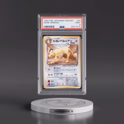 1997 Pokémon Rocket #53 Dark Persian (PSA 9 MINT)