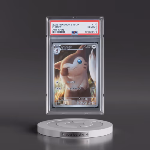 2025 Pokémon SV9-Battle Partners #110 Furret - Art Rare (PSA 10 GEM MINT)