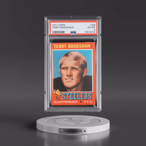 1971 Topps #156 Terry Bradshaw (PSA 6 EX-MT)