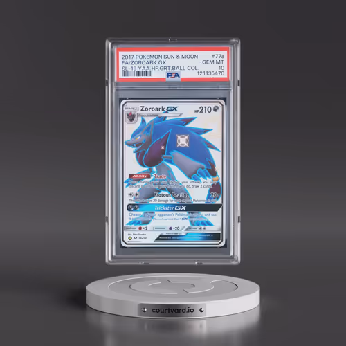 2017 Pokémon Sun & Moon Shining Legends #77a Zoroark GX - Holo Full Art 2019 Yellow A Alternate Art