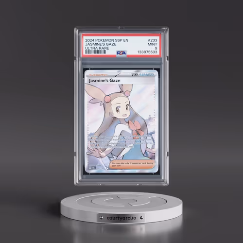 2024 Pokémon Ssp EN-Surging Sparks #233 Jasmine's Gaze - Ultra Rare (PSA 9 MINT)
