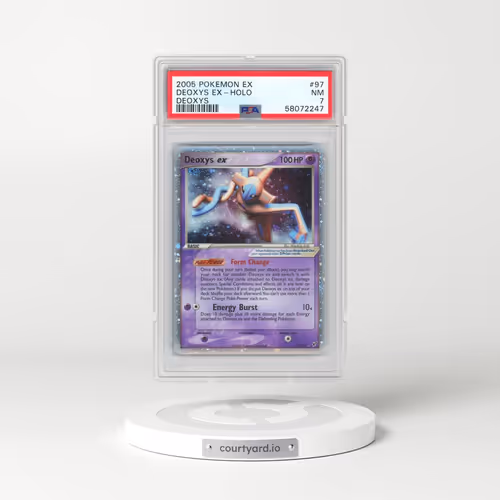 2005 Pokémon EX Deoxys #97 Deoxys EX - Holo Holo (PSA 7 NM)