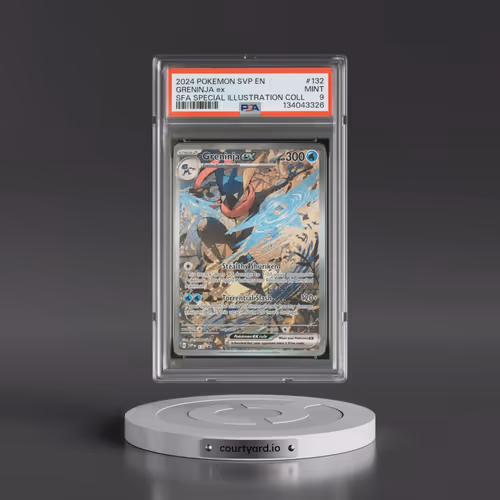 2024 Pokémon Svp EN-SV Black Star Promo #132 Greninja EX - Holo Shrouded Fable Special Illustration