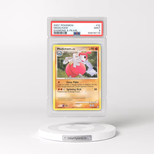 2007 Diamond & Pearl #32 Medicham (PSA 9 MINT)