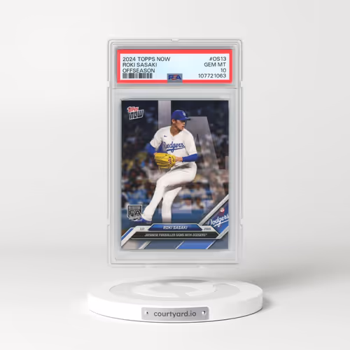2024 Topps Now Offseason #OS13 Roki Sasaki (PSA 10 GEM MINT)