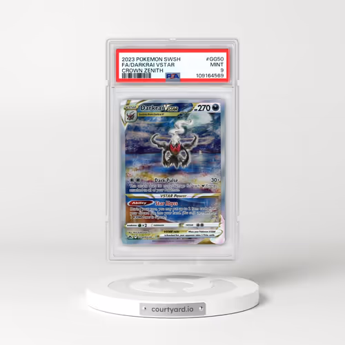 2023 Pokémon Sword and Shield Crown Zenith #GG50 Darkrai Vstar - Full Art (PSA 9 MINT)