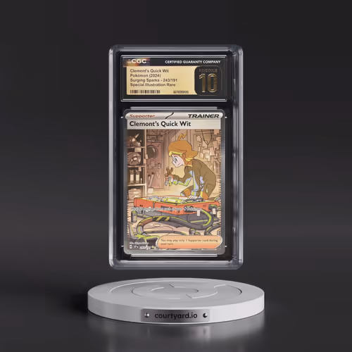 2024 Pokémon Ssp EN-Surging Sparks #243 Clemont's Quick Wit - Special Illustration Rare (CGC 10 PRIS