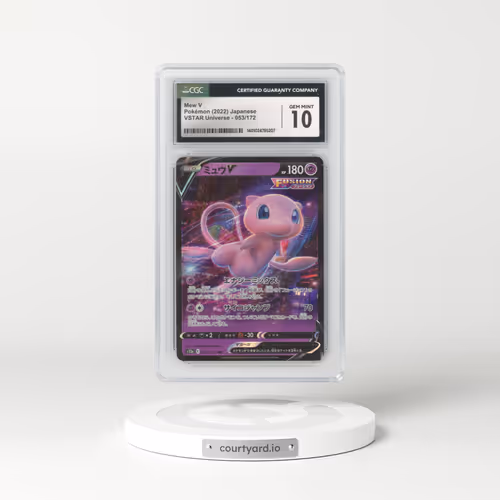2022 VSTAR Universe #053/172 Mew V - Holo (CGC 10 GEM MINT)