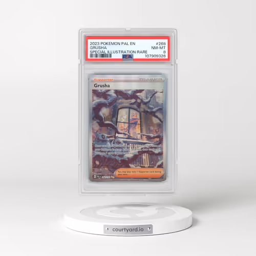 2023 Pokémon Pal EN-Paldea Evolved #268 Grusha - Special Illustration Rare (PSA 8 NM-MT)