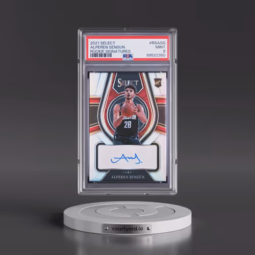 2021 Panini Select Rookie Signatures #RSASG Alperen Sengun (PSA 9 MINT)