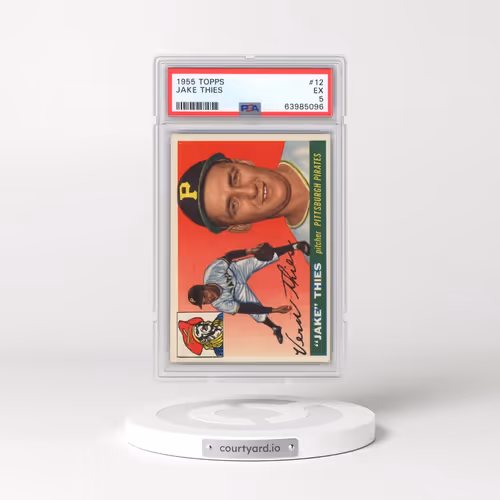 1955 Topps #12 Jake Thies (PSA 5 EX)