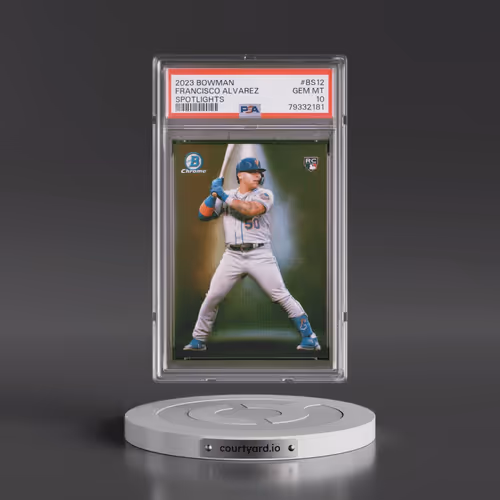 2023 Bowman Spotlights #BS12 Francisco Alvarez (PSA 10 GEM MINT)