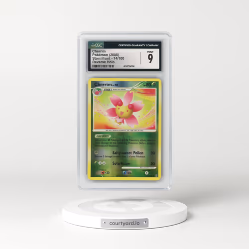 2008 Stormfront #14/100 Cherrim - Reverse Holo (CGC 9 MINT)