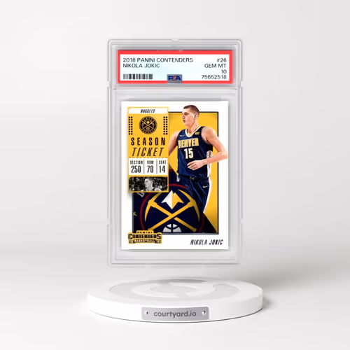 2018 Panini Contenders #26 Nikola Jokic (PSA 10 GEM MINT)