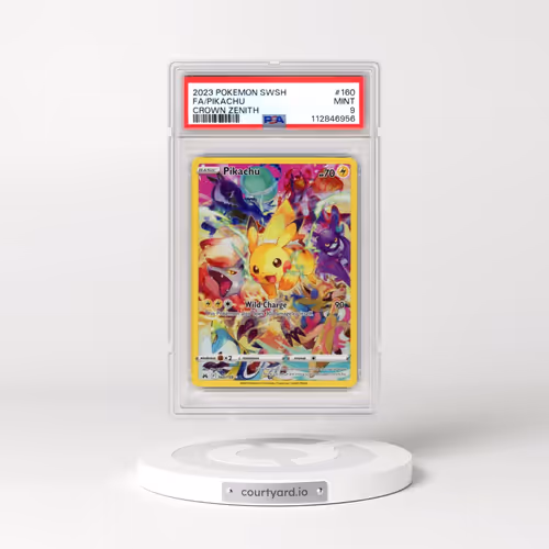 2023 Pokémon Sword and Shield Crown Zenith #160 Pikachu - Full Art (PSA 9 MINT)
