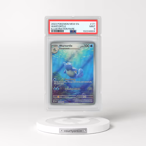 2023 Pokémon Mew EN-151 #171 Wartortle - Illustration Rare (PSA 9 MINT)