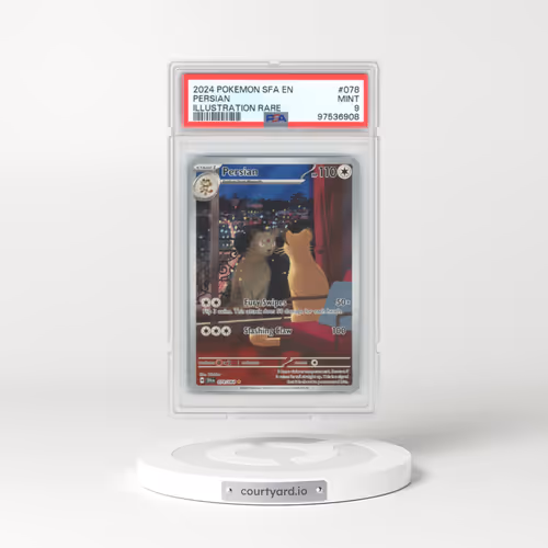 2024 Pokémon Sfa EN-Shrouded Fable #078 Persian - Illustration Rare (PSA 9 MINT)