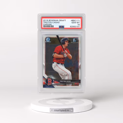 2018 Bowman Draft #BDC171 Triston Casas - Chrome (PSA 10 GEM MINT)