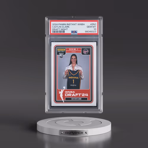 2024 Panini Instant WNBA Draft Night #DN1 Caitlin Clark (PSA 10 GEM MINT)