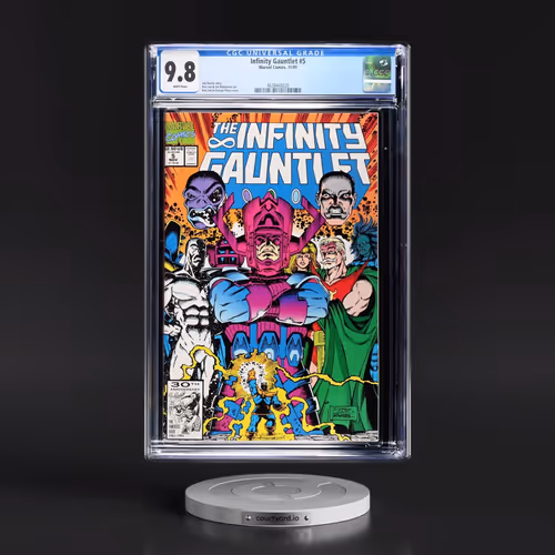 Infinity Gauntlet #5 CGC 9.8 White Pages (Marvel Comics, 11/91)