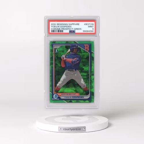 2024 Bowman Sapphire Edition Chrome Prospects #BCP139 Yoeilin Cespedes - Green (PSA 9 MINT)