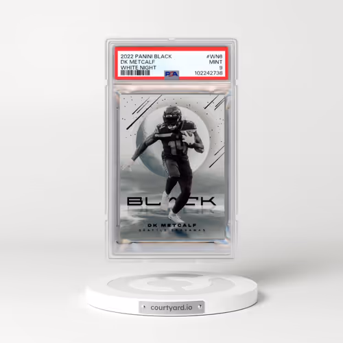 2022 Panini Black White Night #WN6 DK Metcalf (PSA 9 MINT)