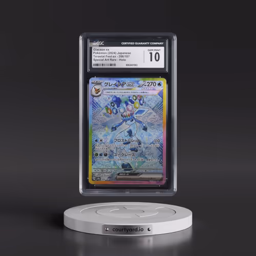 2024 High Class Pack: Terastal Fest ex - sv8a #206/187 Glaceon ex - Special Art Rare Holo (CGC 10 GE