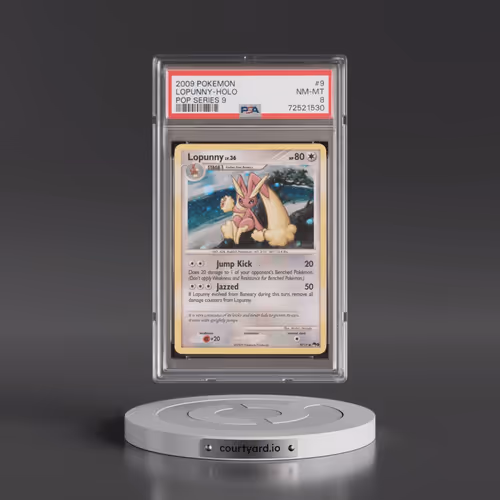 2009 Pokémon Pop Series 9 #9 Lopunny - Holo (PSA 8 NM-MT)