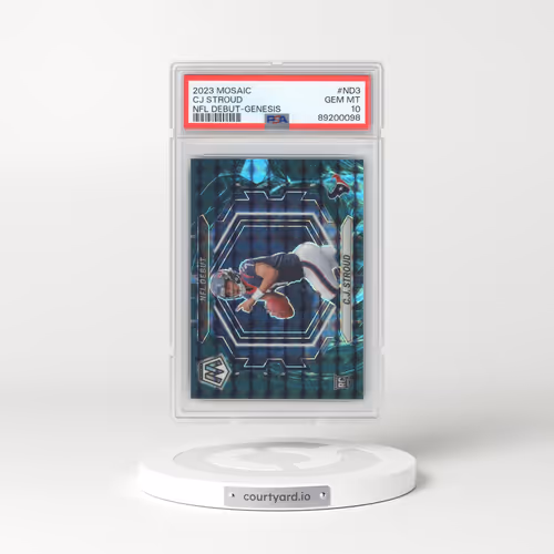 2023 Panini Mosaic NFL Debut #ND3 CJ Stroud - Genesis (PSA 10 GEM MINT)