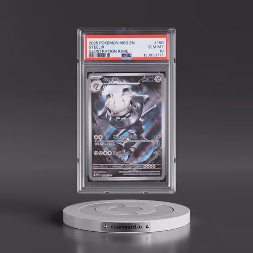 2025 Pokémon Meg EN-Mega Evolution #150 Steelix - Illustration Rare (PSA 10 GEM MINT)