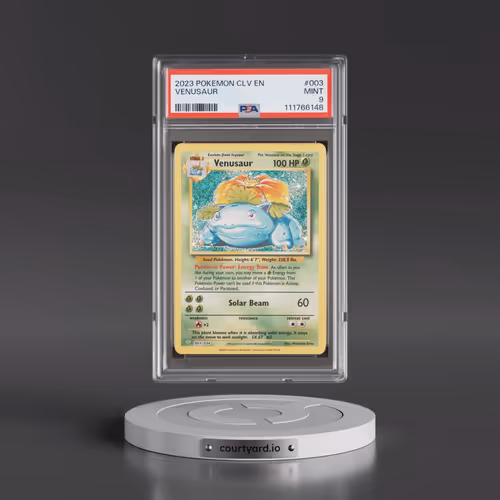 2023 Pokémon CLV-Trading Card Game Classic Venusaur & Lugia EX Deck #003 Venusaur (PSA 9 MINT)
