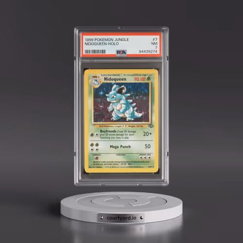 1999 Pokémon Jungle #7 Nidoqueen - Holo (PSA 7 NM)