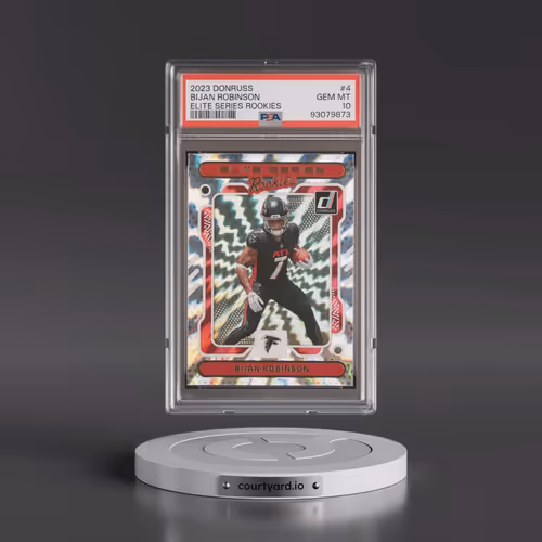 2023 Panini Donruss Elite Series Rookies #4 Bijan Robinson (PSA 10 GEM MINT)