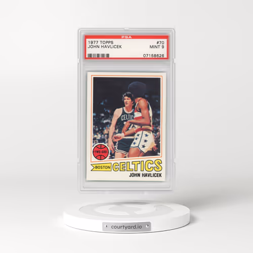 1977 Topps #70 John Havlicek (PSA 9 MINT)