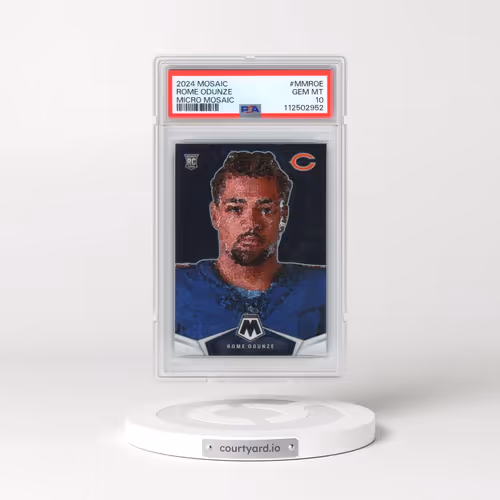 2024 Panini Mosaic Micro Mosaic #MMROE Rome Odunze (PSA 10 GEM MINT)