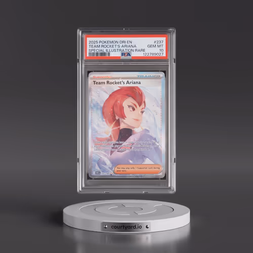 2025 Pokémon Dri EN-Destined Rivals #237 Team Rocket's Ariana - Special Illustration Rare (PSA 10 GE