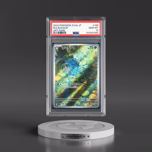 2023 Pokémon Sv2a-Pokemon 151 #166 Bulbasaur - Art Rare (PSA 10 GEM MINT)