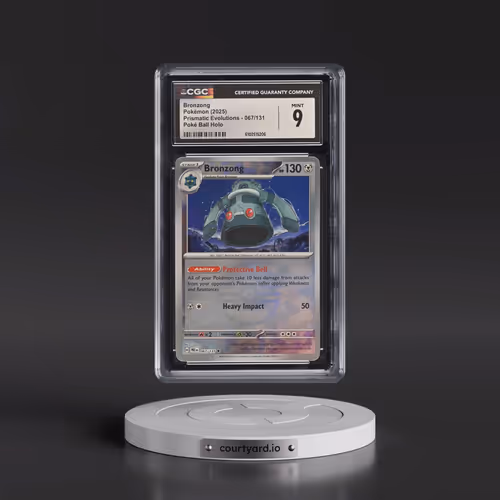 2024 Prismatic Evolutions - PRE EN #067/131 Bronzong - Poké Ball Holo (CGC 9 MINT)