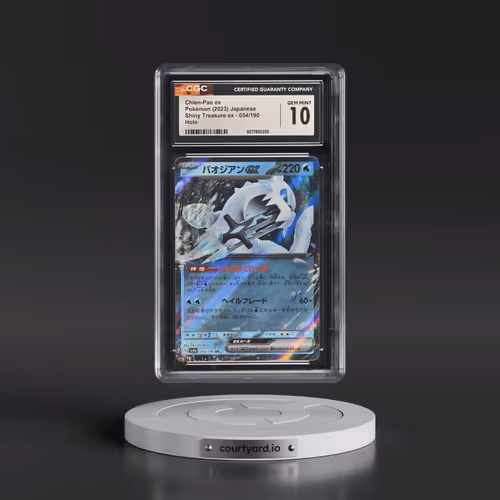 2023 Shiny Treasure ex #054/190 Chien-Pao ex - Holo (CGC 10 GEM MINT)