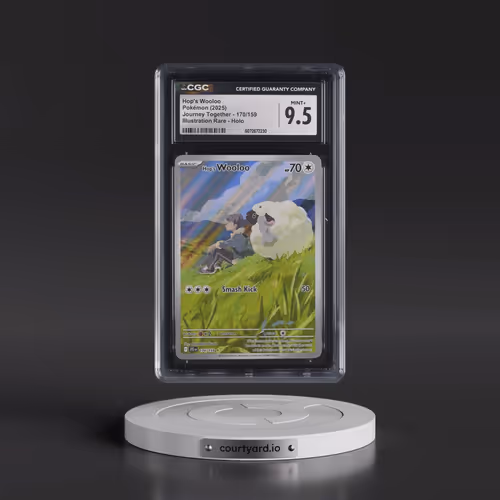 2025 Journey Together - JTG EN #170/159 Hop's Wooloo - Illustration Rare Holo (CGC 9.5 MINT+)