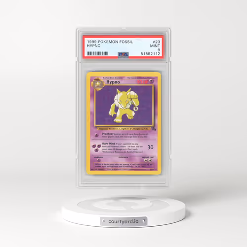 1999 Pokémon Fossil #23 Hypno (PSA 9 MINT)