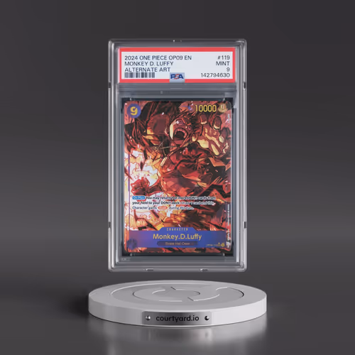 2024 One Piece OP09-Emperors in the New World #119 Monkey D. Luffy - Alternate Art (PSA 9 MINT)