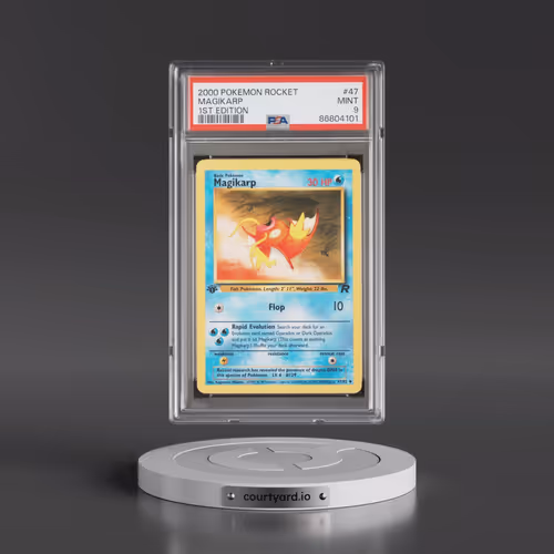 2000 Pokémon Rocket #47 Magikarp - 1st Edition (PSA 9 MINT)