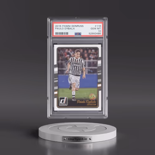 2016 Panini Donruss #116 Paulo Dybala (PSA 10 GEM MINT)