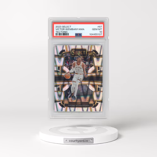 2023 Panini Select #87 Victor Wembanyama - Tectonic (PSA 10 GEM MINT)