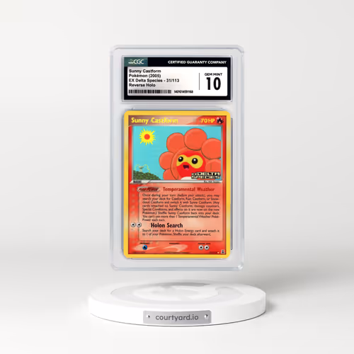 2005 EX Delta Species #31 Sunny Castform - Holo (CGC 10 GEM MINT)