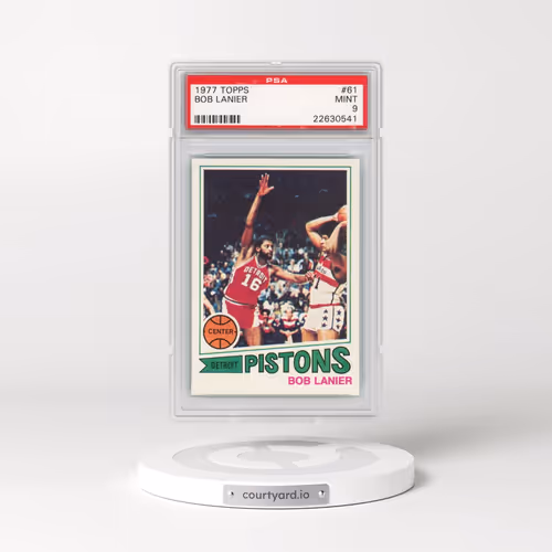1977 Topps #61 Bob Lanier (PSA 9 MINT)