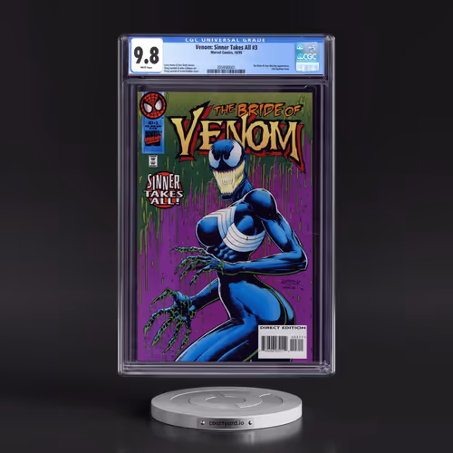 Venom: Sinner Takes All #3 CGC 9.8 White Pages (Marvel Comics, 10/95) - Universal